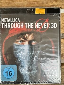 BLU RAY - METALLICA - THROUGH THE NEVER 3D - 2 DISC SET