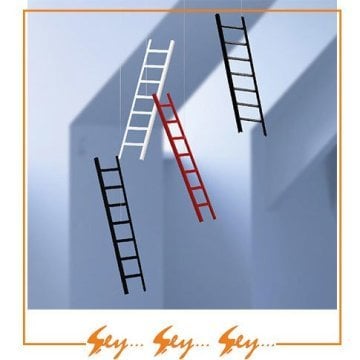 Flensted Mobiles - 7 Steps 4 Ladders - Merdiven Tasarımlı Modern Dekoratif Tavan Süsü