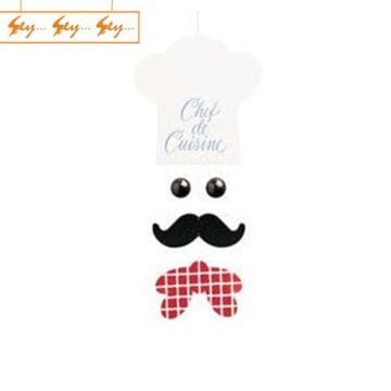 Flensted Mobiles - Le Chef - Mutfak Şefi Silüeti Tasarımlı Modern Tavan Süsü