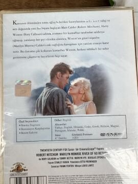 MARILYN MONROE - RIVER OF NO RETURN - DÖNÜŞÜ OLMAYAN NEHİR - DVD
