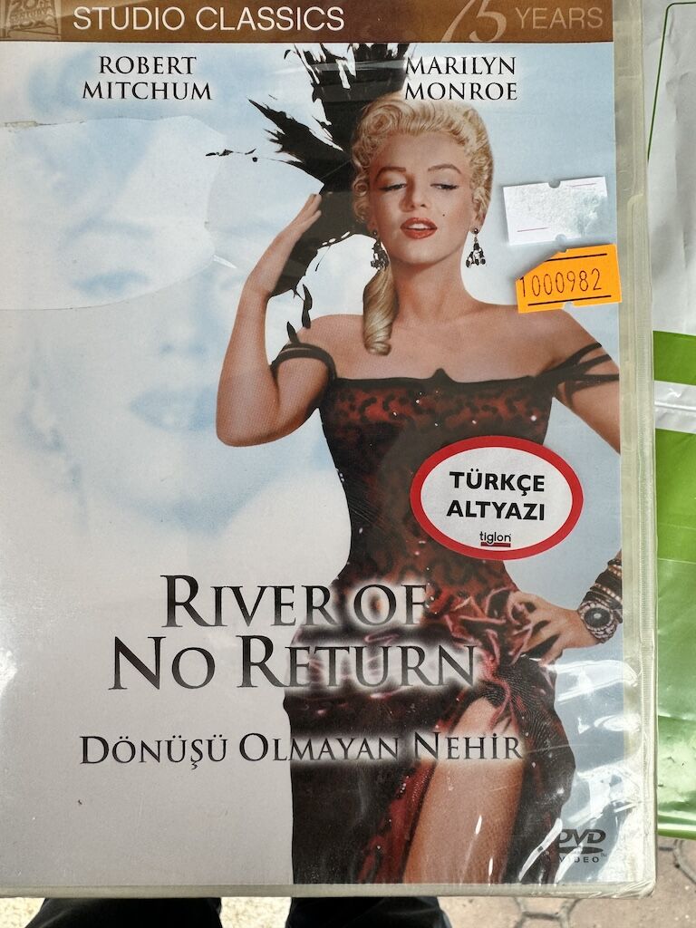 MARILYN MONROE - RIVER OF NO RETURN - DÖNÜŞÜ OLMAYAN NEHİR - DVD