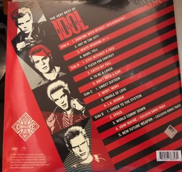 BILLY IDOL - THE VERY BEST OF - DOUBLE LP