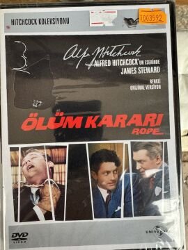 ALFRED HITCHCOCK - ROPE - ÖLÜM KARARI - DVD