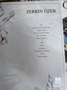 ZERRİN ÖZER - SEVGİLER - LP