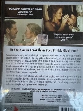 SCENES FROM A MARRIAGE - BİR EVLİLİKTEN MANZARALAR - DVD