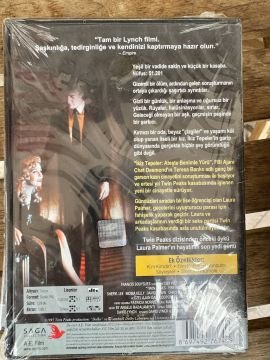 TWIN PEAKS FIRE WALK WITH ME - İKİZ TEPELER ATEŞ BENİMLE YÜRÜR - DVD