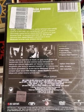 ALFRED HITCHCOCK - VERTIGO - ÖLÜM KORKUSU - DVD