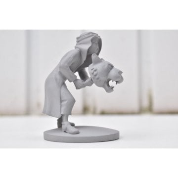 Tintin - Figurine Abdallah - Tenten Abdullah Figür - Gri