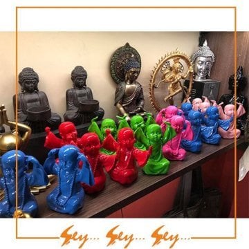 Pembe Büyük Budha Biblo - Model - 4