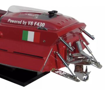 FERRARI F430 AHŞAP SÜRAT TEKNESİ MAKETİ - 70CM
