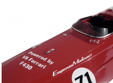 FERRARI F430 AHŞAP SÜRAT TEKNESİ MAKETİ - 70CM