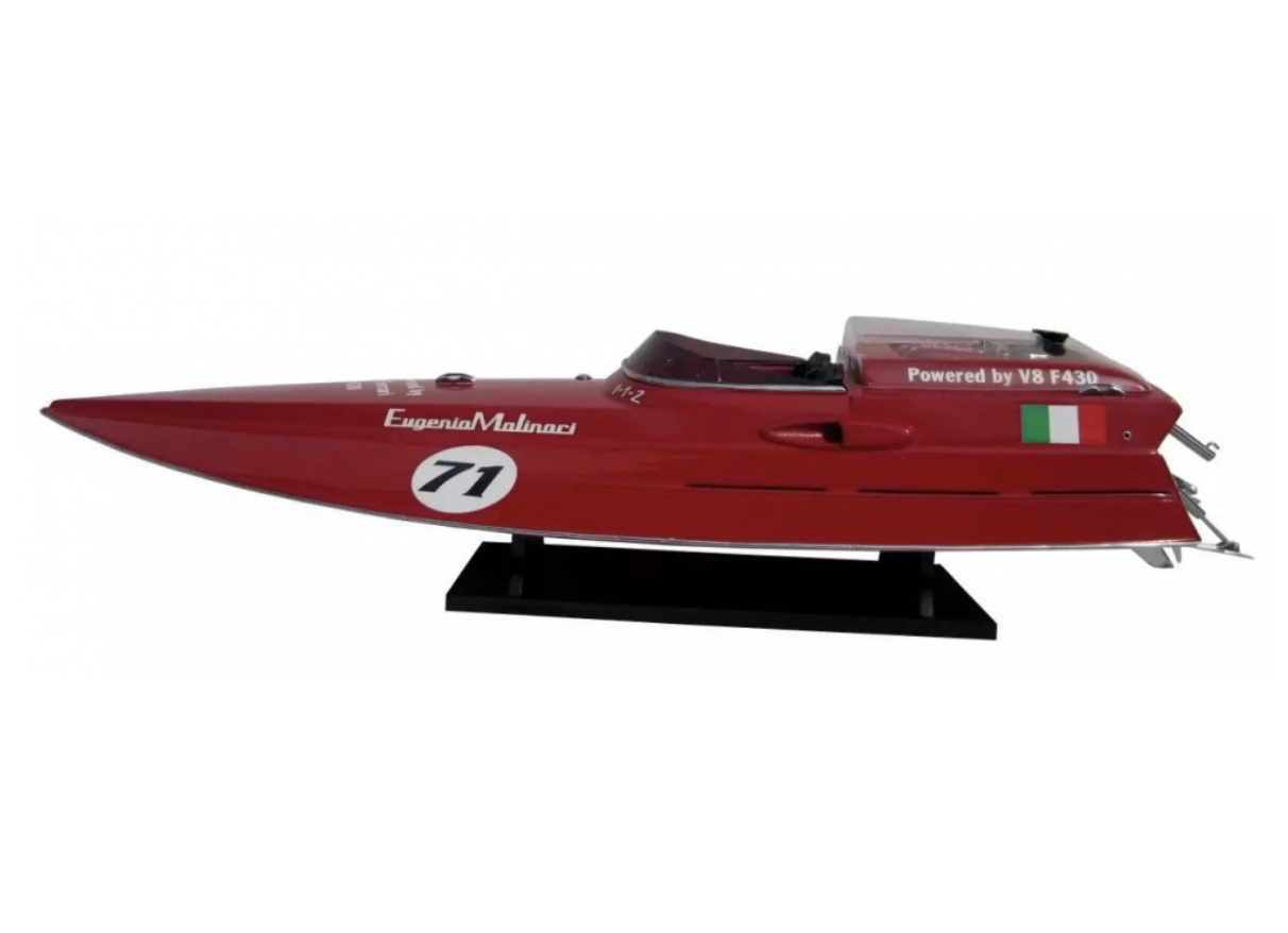 FERRARI F430 AHŞAP SÜRAT TEKNESİ MAKETİ - 70CM