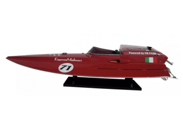 FERRARI F430 AHŞAP SÜRAT TEKNESİ MAKETİ - 70CM