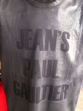 Siyah Jean Paul Gaultier - Orjinal T-Shirt(XL)