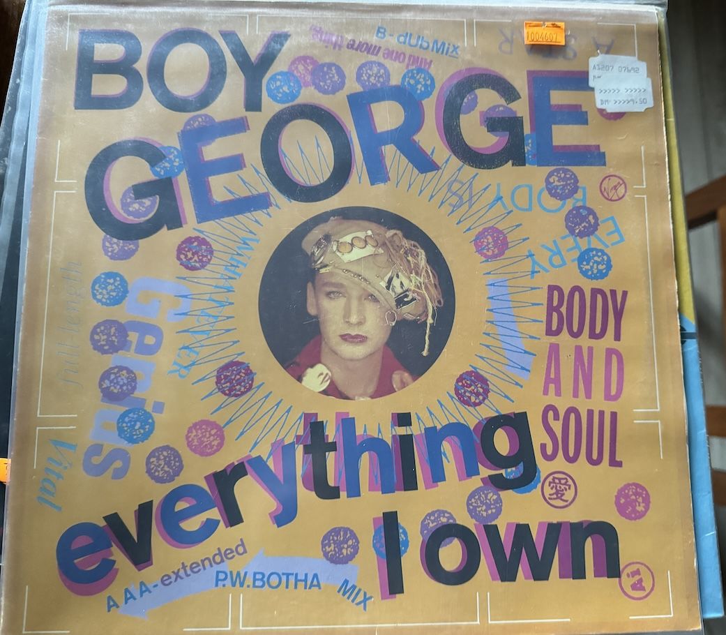 BOY GEORGE - EVERYTHING I OWN - MAXI SINGLE