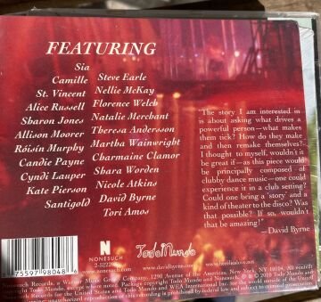 DAVID BYRNE & FATBOY SLIM - HERE LIES LOVE - CD - AMBALAJLI