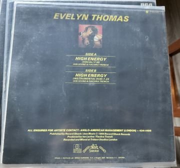 EVELYN THOMAS - HIGH ENERGY - MAXI SINGLE