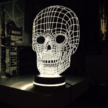 Kurukafa - 3D Led Lamba