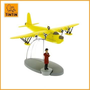 TINTIN L HYDRAVION JAUNE - TENTEN UÇAK FİGÜR - 1