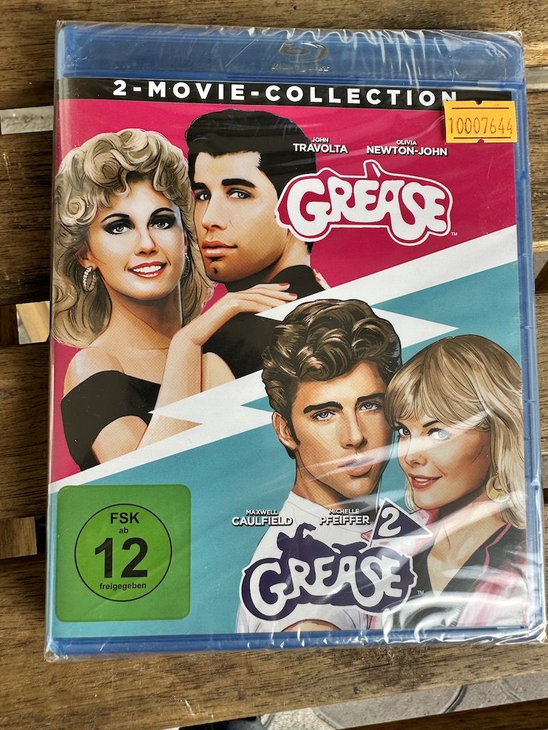 BLU-RAY-GREASE 1 VE GREASE 2-2 FİLM SET