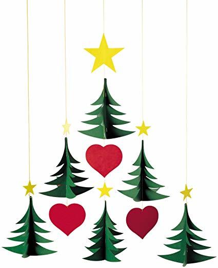 Flensted Mobiles - Christmas Tree 6 Tavan Süsü