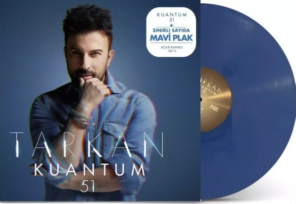 TARKAN - KUANTUM 51 - 180 GR LP - MAVİ PLAK