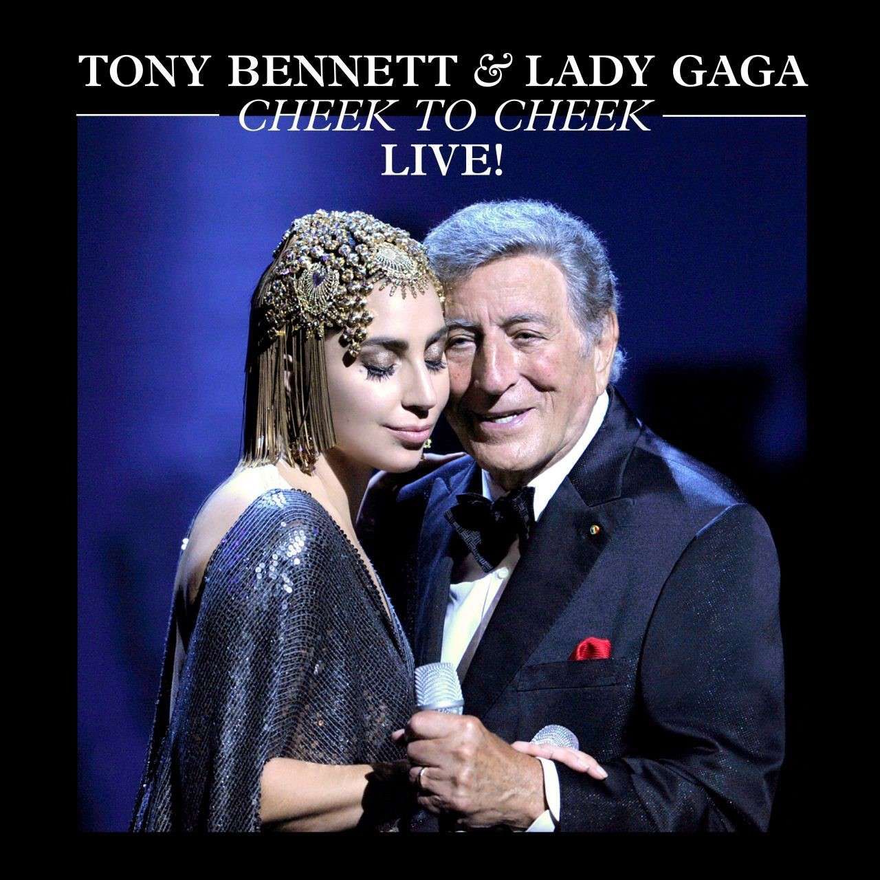 TONY BENNETT LADY GAGA - CHEEK TO CHEEK LIVE - DOUBLE LP