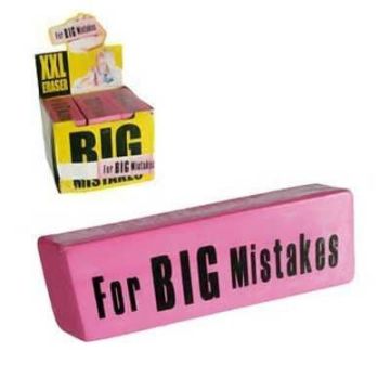 For Big Mistakes -Dev Silgi - Büyük Boy Silgi