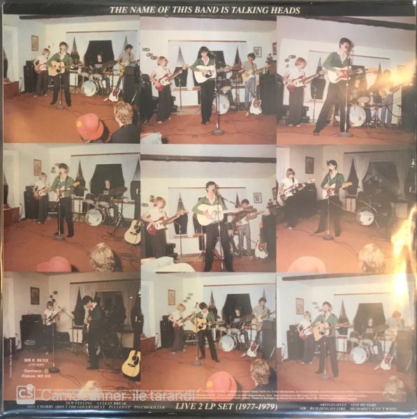 TALKING HEADS - THE NAME OF THIS BAND IS TALKING HEADS - LIVE 2 LP