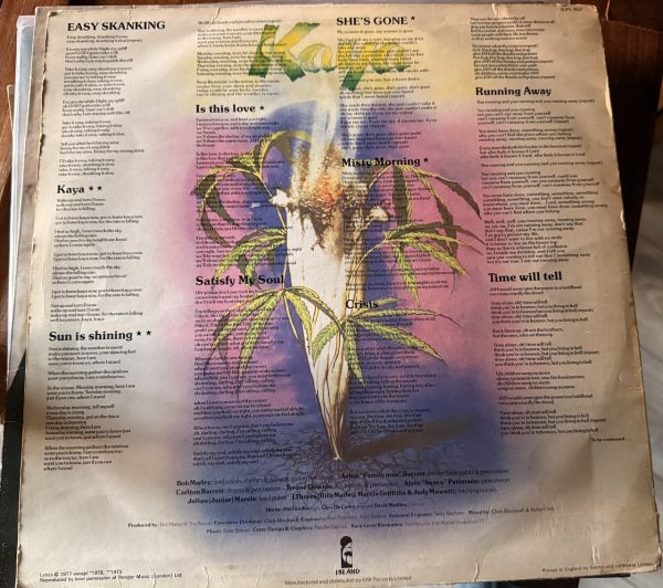 BOB MARLEY - KAYA - LP
