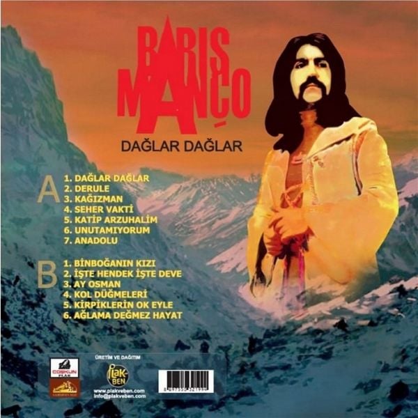 BARIŞ MANÇO - DAĞLAR DAĞLAR - LP