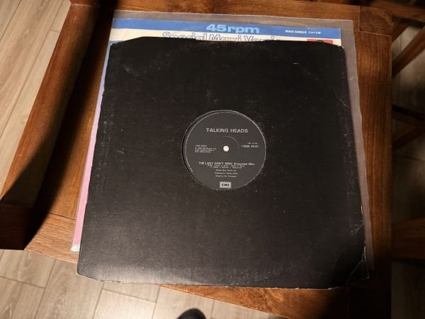 TALKING HEADS - THE LADY DON'T MIND - MAXI SINGLE