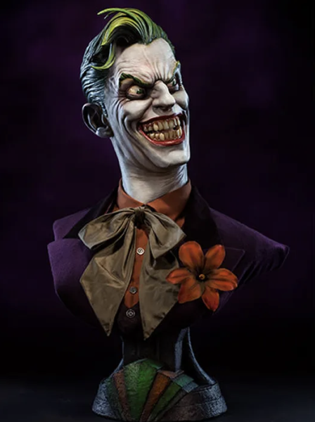SIDESHOW JOKER LIFE SIZE BUST