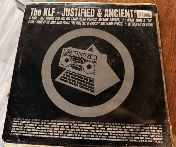 THE KLF - JUSTIFIED AND ANCIENT - MAXI SINGLE