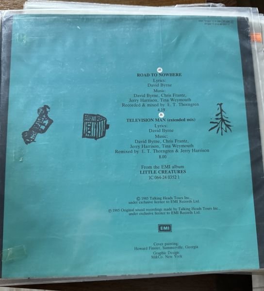 TALKING HEADS - ROAD TO NOWHERE - MAXI SINGLE