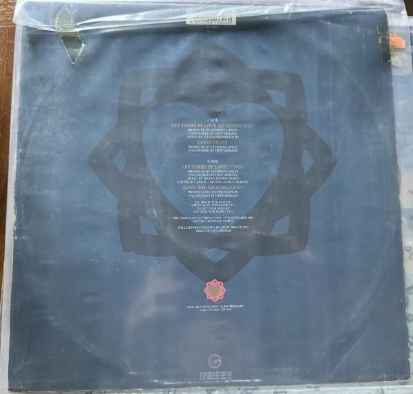 SIMPLE MINDS - LET THERE BE LOVE - MAXI SINGLE