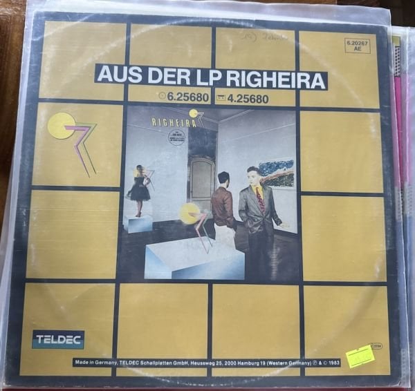 RIGHEIRA - NO TENGO DINERO - MAXI SINGLE