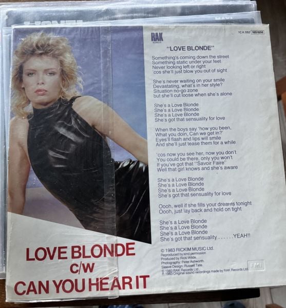 KIM WILDE - LOVE BLONDE - MAXI SINGLE