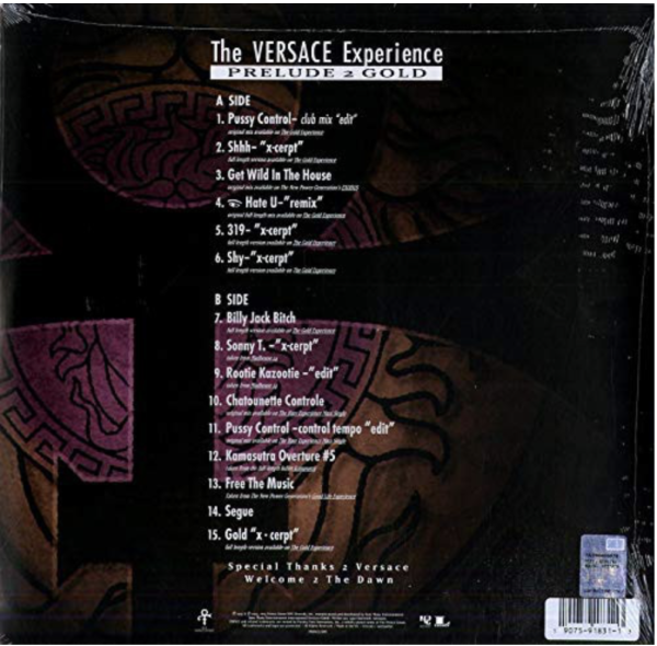 PRINCE - THE VERSACE EXPERIENCE - LIMITED EDITION COLOR LP
