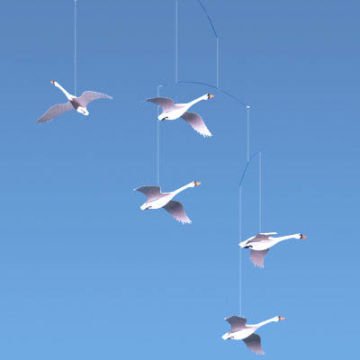 FLENSTED MOBILES - SCANDINAVIAN SWANS TAVAN SÜSÜ