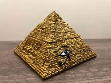 Varaklı Mısır Piramiti Mücevher Kutusu