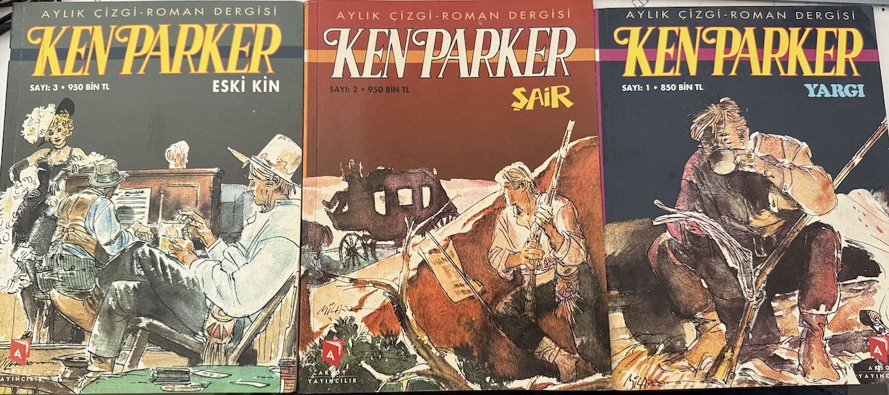 KEN PARKER 1 - 2 - 3 - İLK 3 SAYI SET