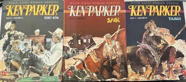 KEN PARKER 1 - 2 - 3 - İLK 3 SAYI SET