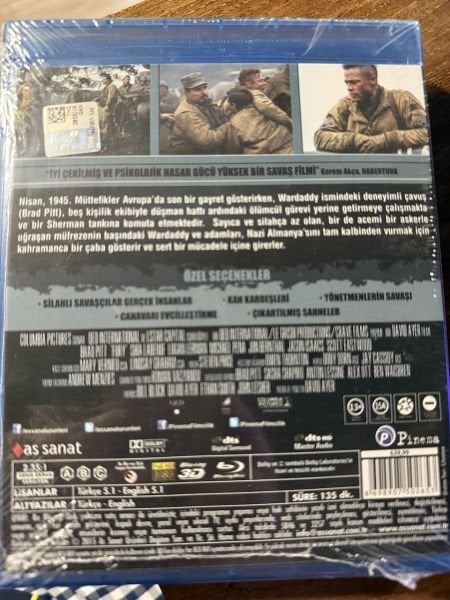 BLU RAY - FURY