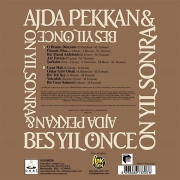 Ajda Pekkan 5 Yıl Önce 10 Yıl Sonra 33lük (LP Plak)