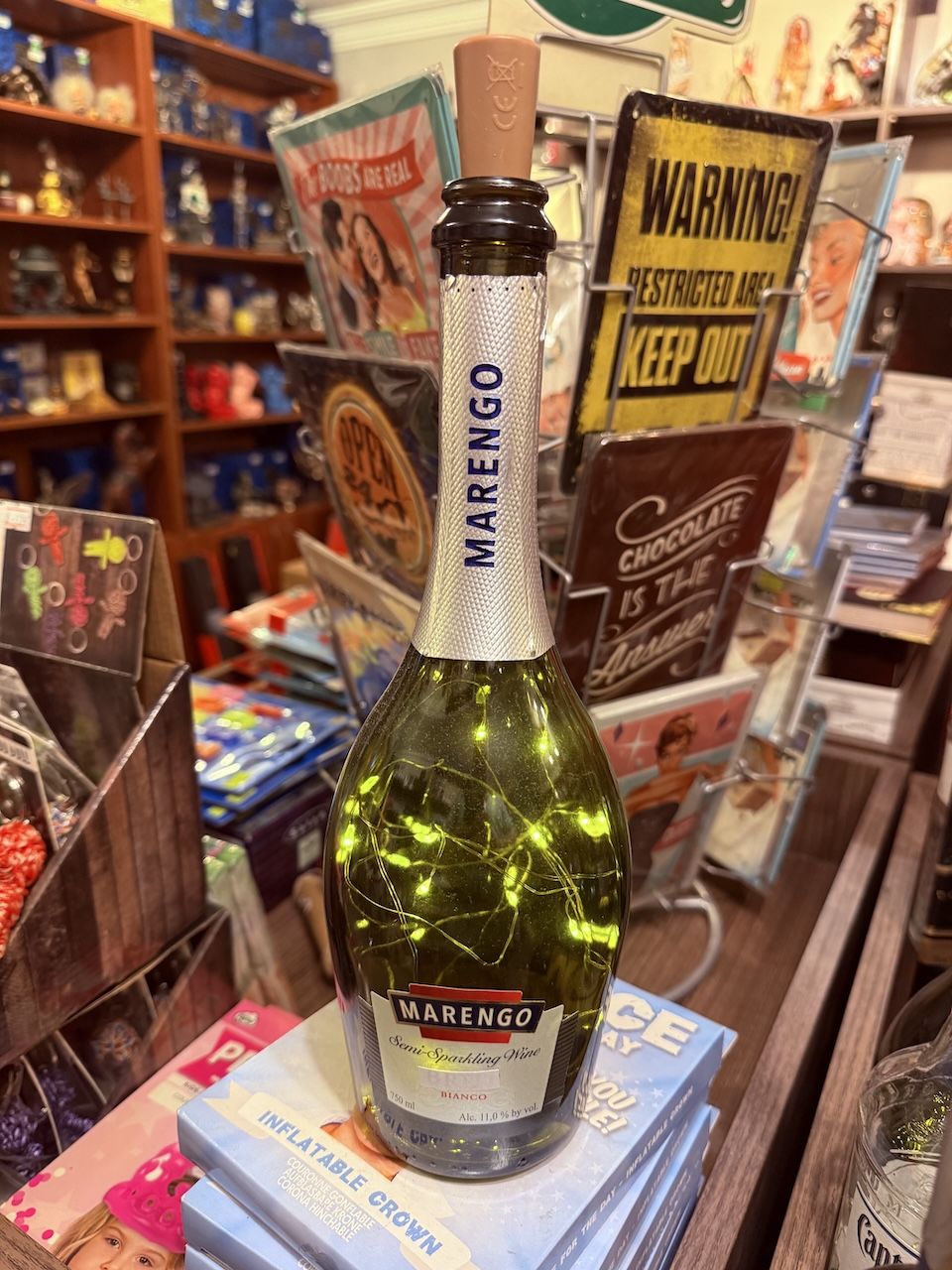 LED IŞIKLI İÇKİ ŞİŞESİ - MARENGO PROSECCO ŞİŞESİ - 2