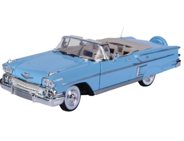 MODEL ARABA - 1958 CHEVY IMPALA - MAVİ 1/18