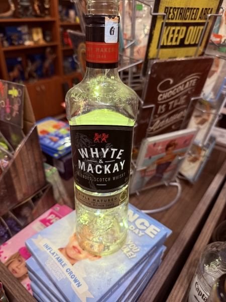 LED IŞIKLI İÇKİ ŞİŞESİ - WHYTE MACKAY VİSKİ ŞİŞESİ