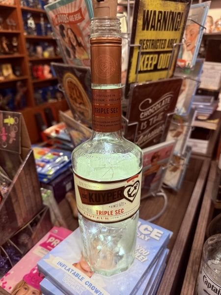 LED IŞIKLI İÇKİ ŞİŞESİ - DE KUYPER TRIPLE SEC LİKÖR ŞİŞESİ