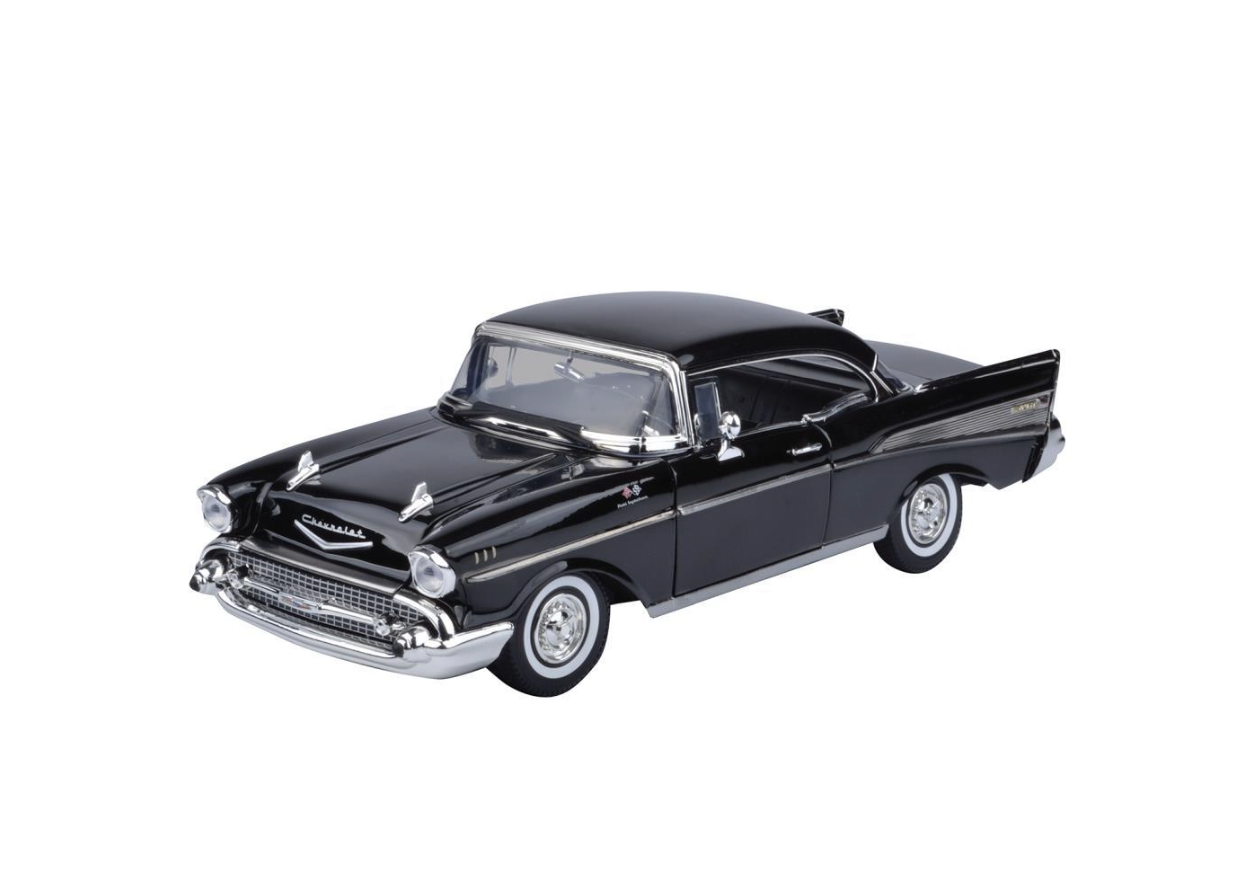 MODEL ARABA - 1957 CHEVY BEL AIR - SİYAH 1/18